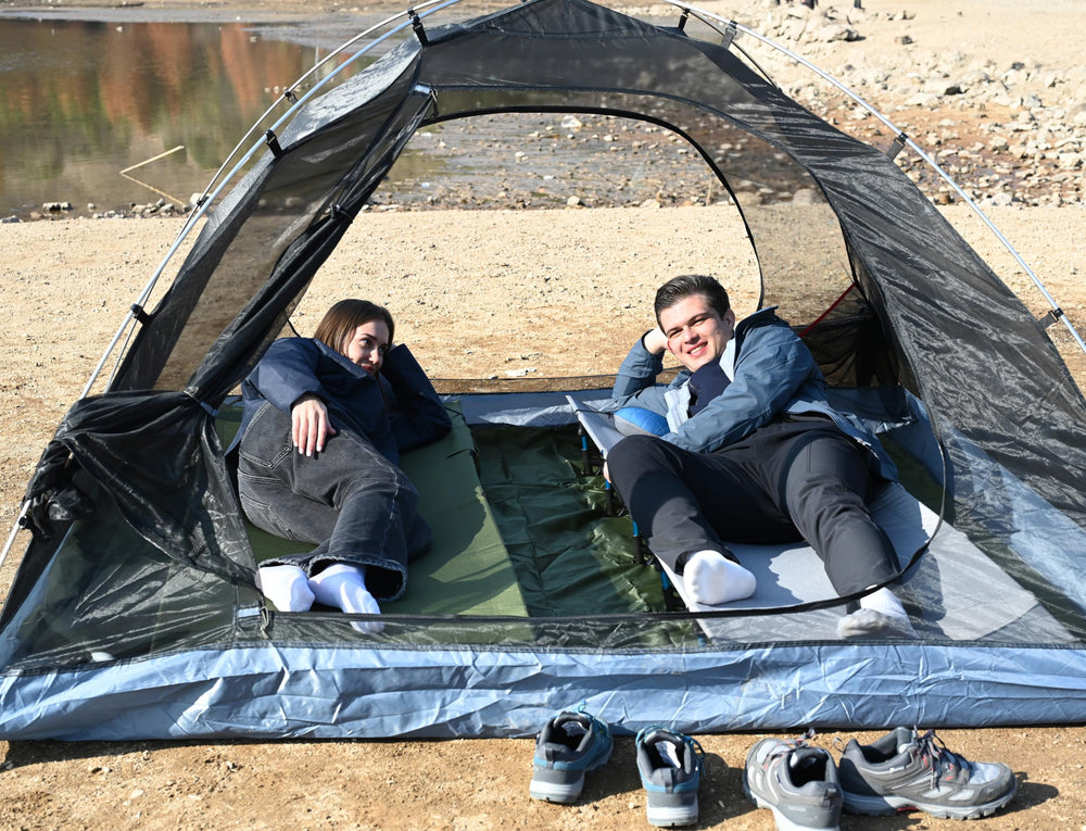 MARCHWAY cot suitable for indoor breaks and outdoor adventures
