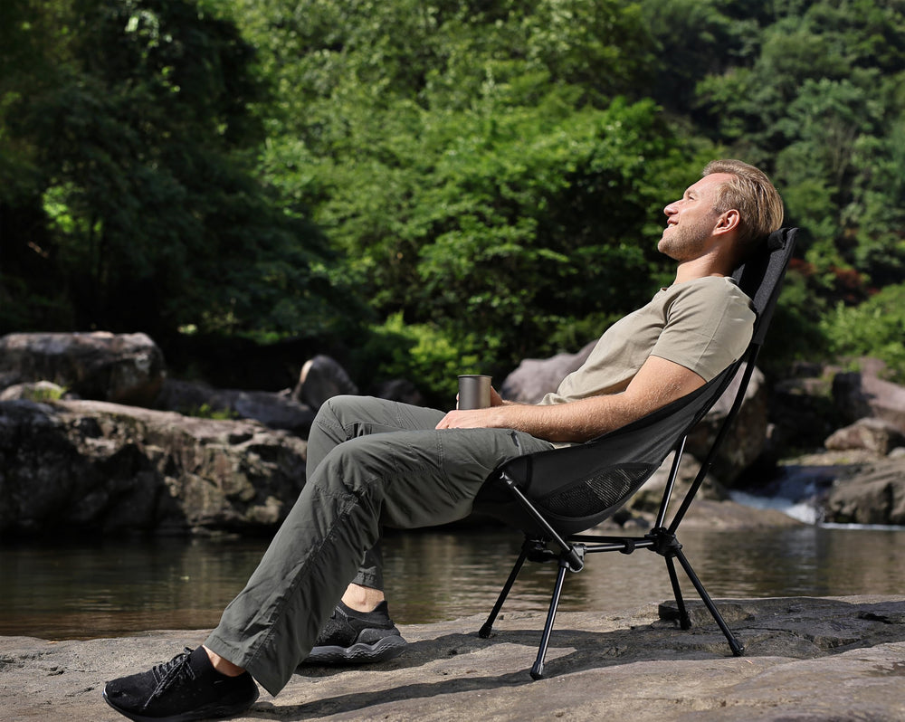 MARCHWAY lightweight portable chair ready for camping, hiking, or festivals