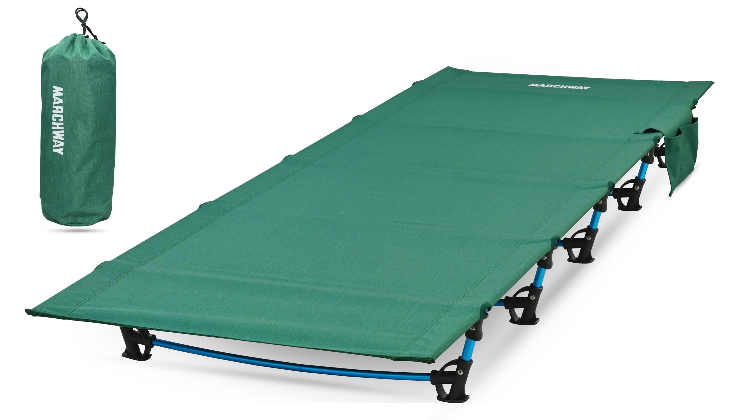 MARCHWAY ultralight cot setup for fast outdoor camping