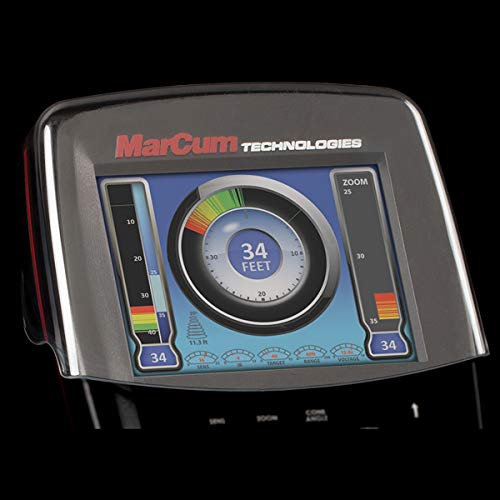 MarCum Snow Shield on LX-9 protects sonar readings in harsh weather