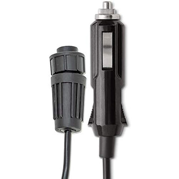 MarCum Universal Sonar 12V power adapter with compact body for boats and ATVs.