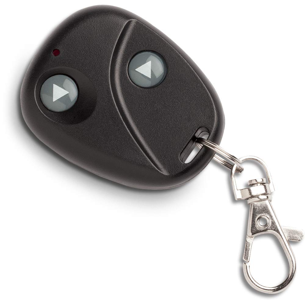 MarCum Wireless Camera Panner remote fob front view for easy under-ice scanning.