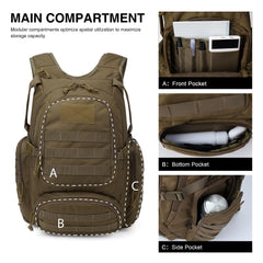 Mardingtop 25L tactical backpack front pocket organization for tools and maps