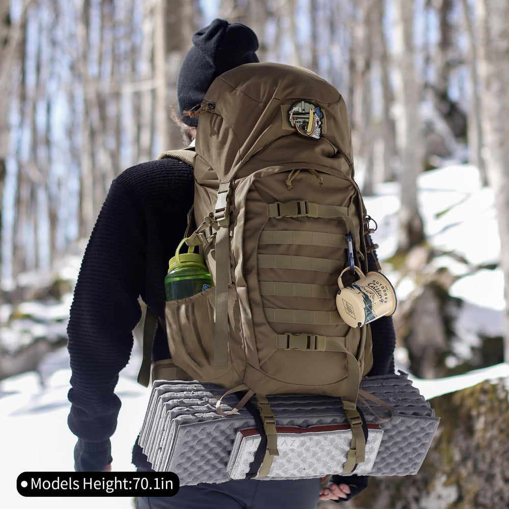 Mardingtop 50L hiking survival backpack versatile design suits camping and trekking