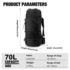 Mardingtop 70L bottom pocket holds sleeping bag or shoes for quick access.