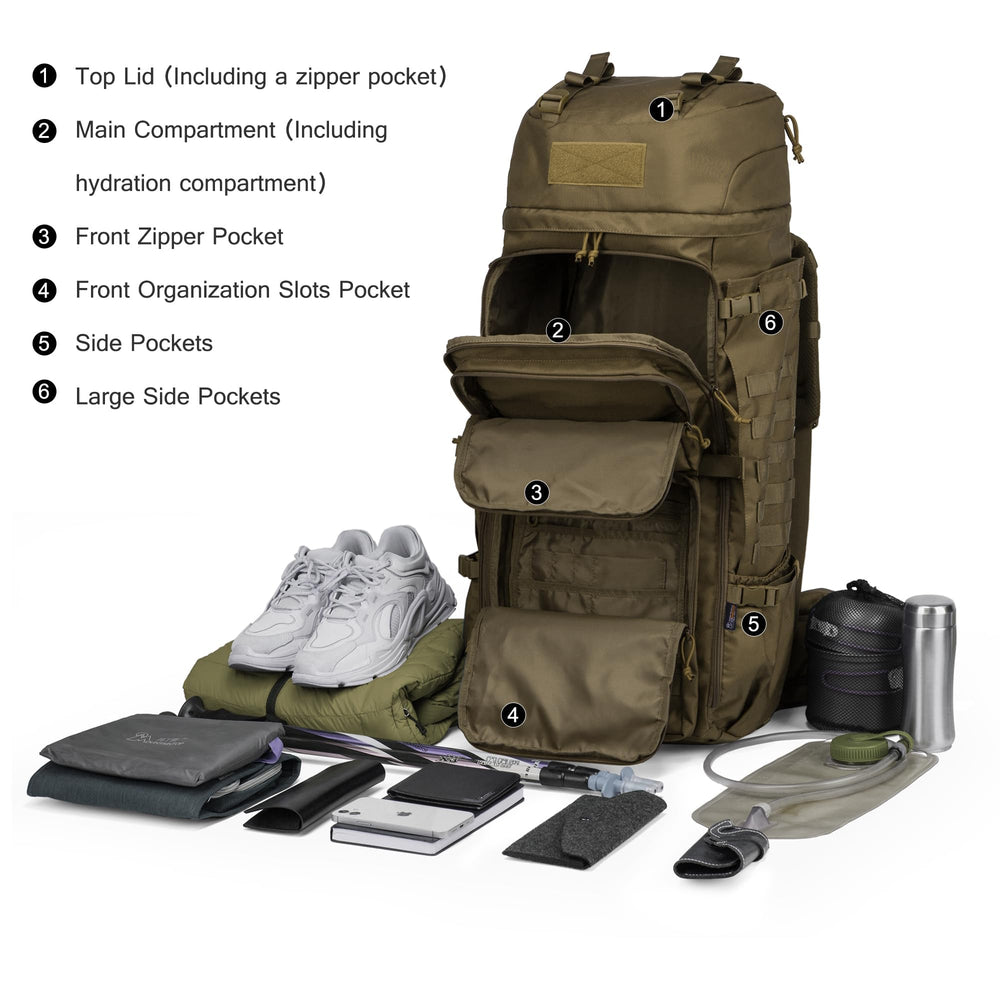 Mardingtop side pockets provide quick water bottle access during hikes.