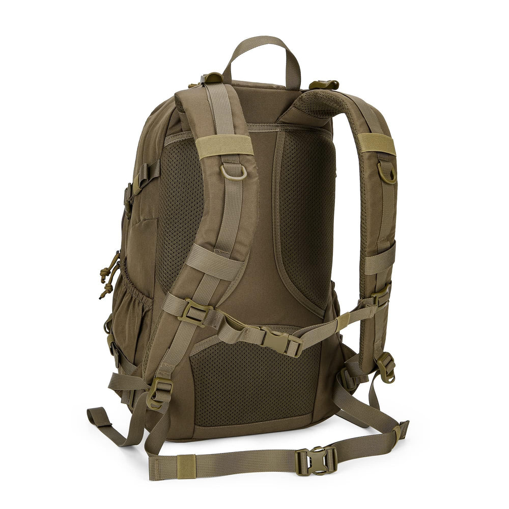 Mardingtop small tactical MOLLE backpack side pocket view for quick-access hiking essentials