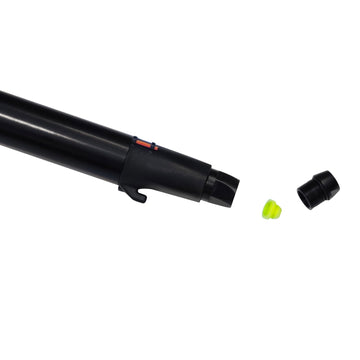 Mares Force ergonomic handle with safety catch enhances control and quick release underwater.