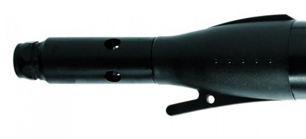 Mares Sten Mini 58 shaft accepts up to 8 mm for versatility.