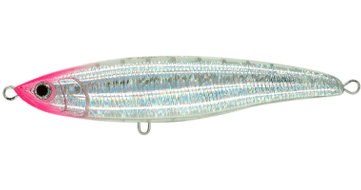 Maria Loaded F140 Pink Sardine lure boosts visibility and enticing action for saltwater casting.