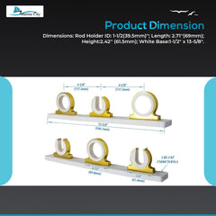 MARINE CITY 3-Rod Rack overhead mount demonstrates versatile mounting options for spaces