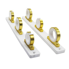 MARINE CITY 3-Rod Rack side view showing durable aluminum construction for boats and cars