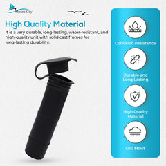 MARINE CITY 6-7/8in rod holder length keeps rods aligned