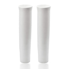 MARINE CITY flared white vinyl inserts for rod holders install quickly on boats.