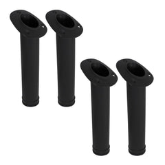 MARINE CITY flush mount rod holder 30deg front view for easy access on boats.