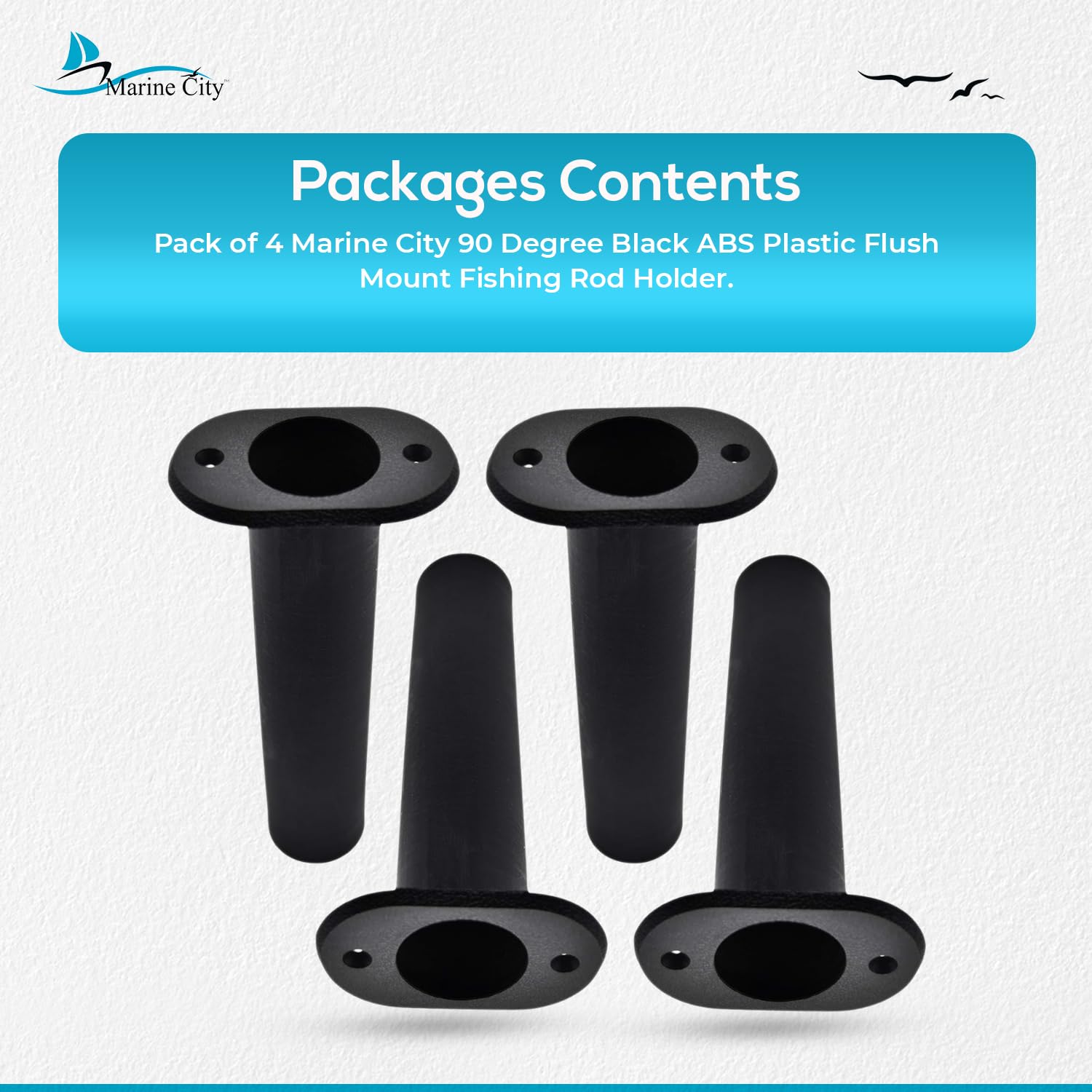 MARINE CITY mounting distance 2-3/4 inches for versatile deck fit.