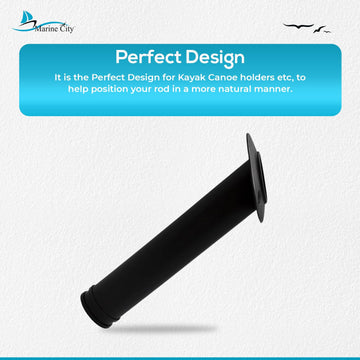 MARINE CITY outdoor-use rod holder resists elements for extended boating sessions.