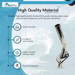 MARINE CITY outrigger arm with multiple locking positions for flexibility