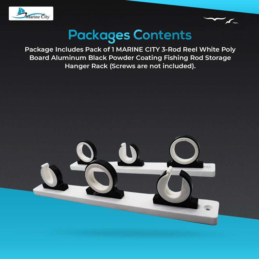 MARINE CITY rod-rack mounted in a van shows versatile horizontal/vertical use.