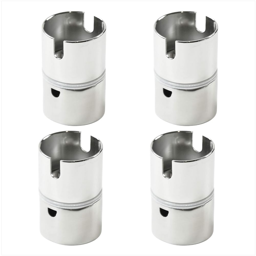 Marine City swivel rod holder close-up in polished 316 stainless steel for durability.