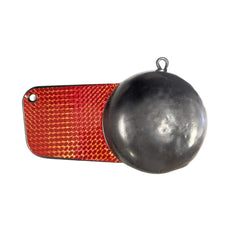 Hydrodynamic downrigger weight reduces drag for efficient trolling, 12 lb