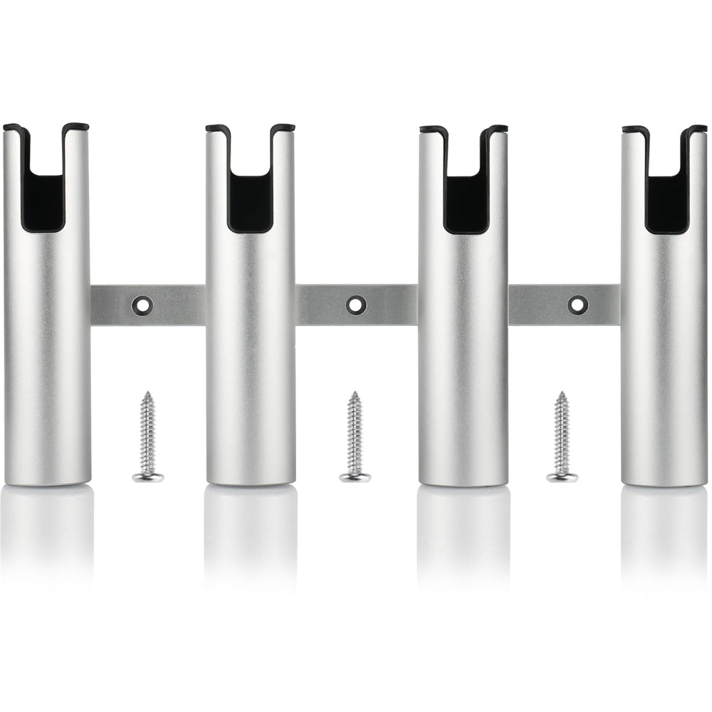 Marinebaby aluminum 4-tube rod holder with side-mount for easy access.