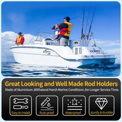 Rubber inserts protecting fishing rod surfaces