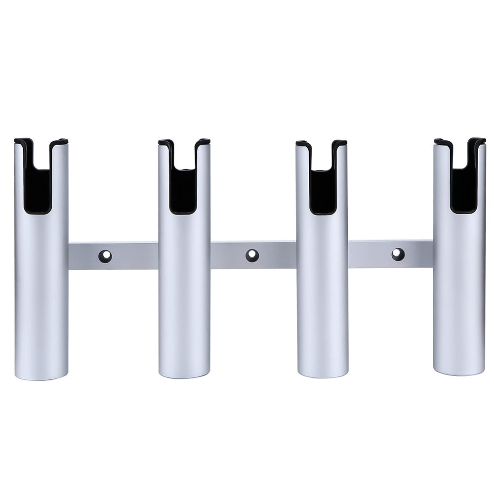 Marinebaby silver finish rod holder complements boat interiors.