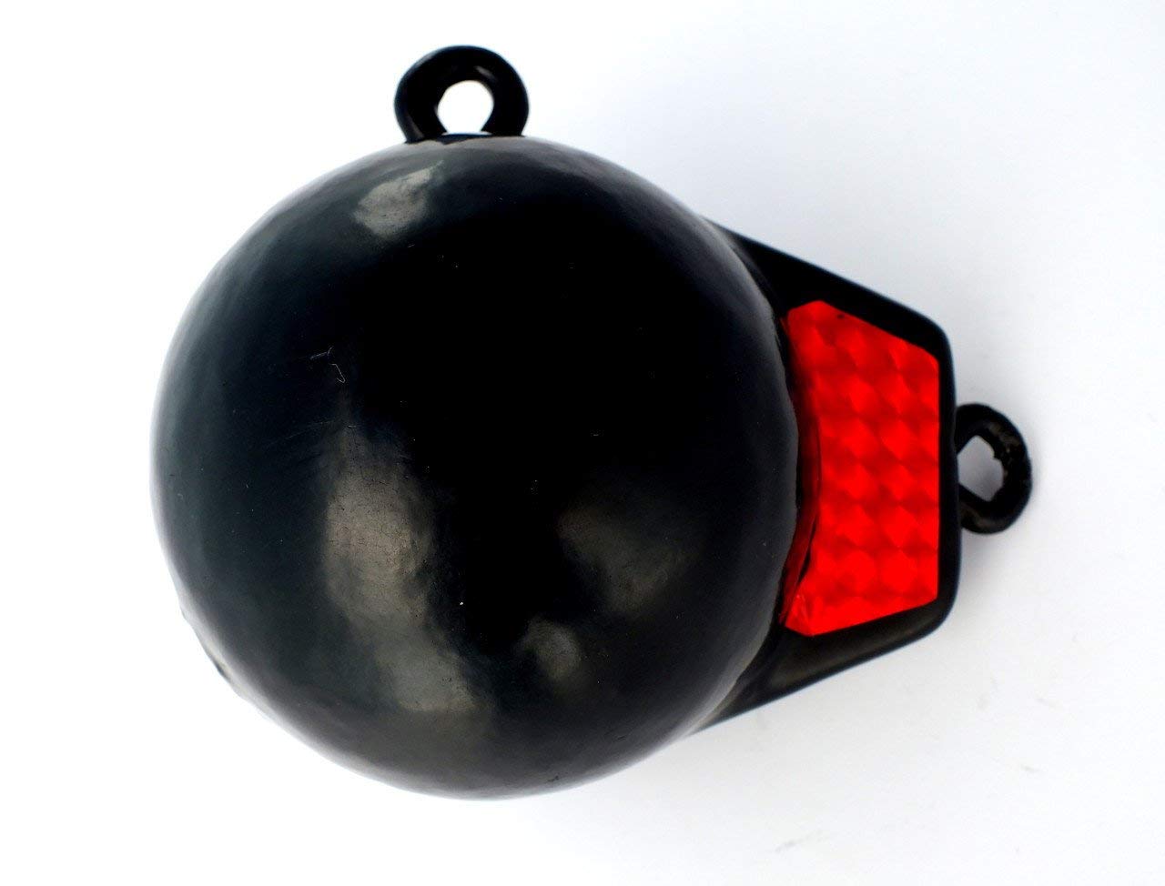 MarineNow 12 lb canon ball in use on a boat during trolling setups