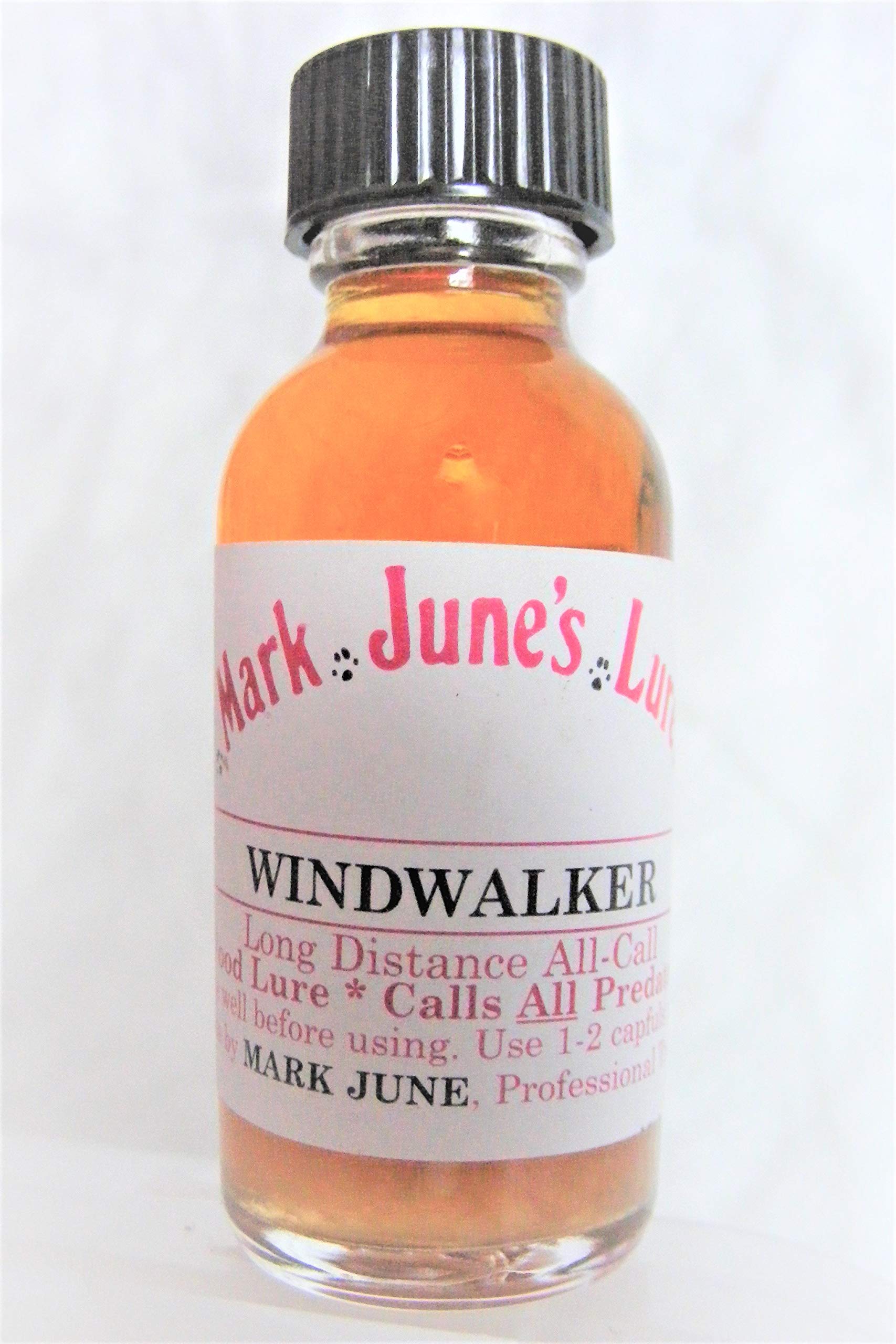 Mark June's Lures Windwalker bottle shot, showcasing a thick lure ideal for year-round predator attraction