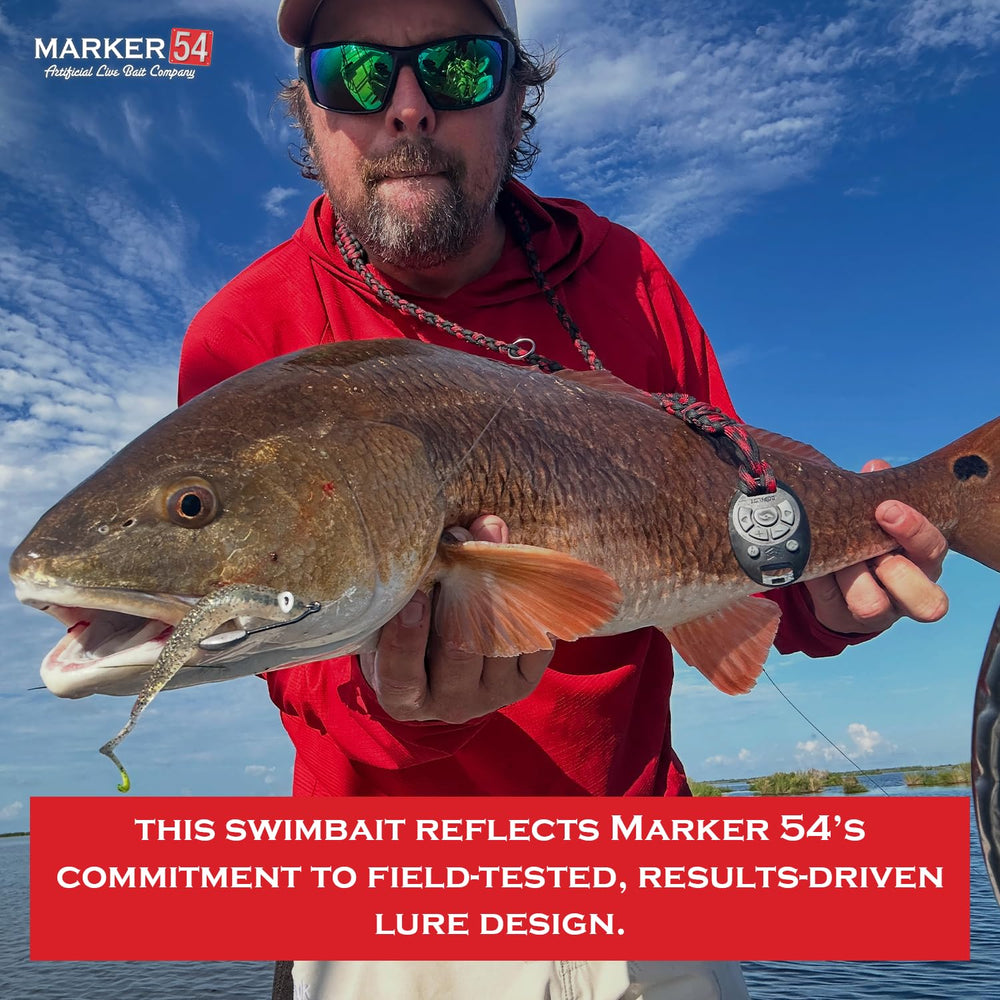Marker 54 Trout Ticklr ideal for inshore gamefish like redfish and snook