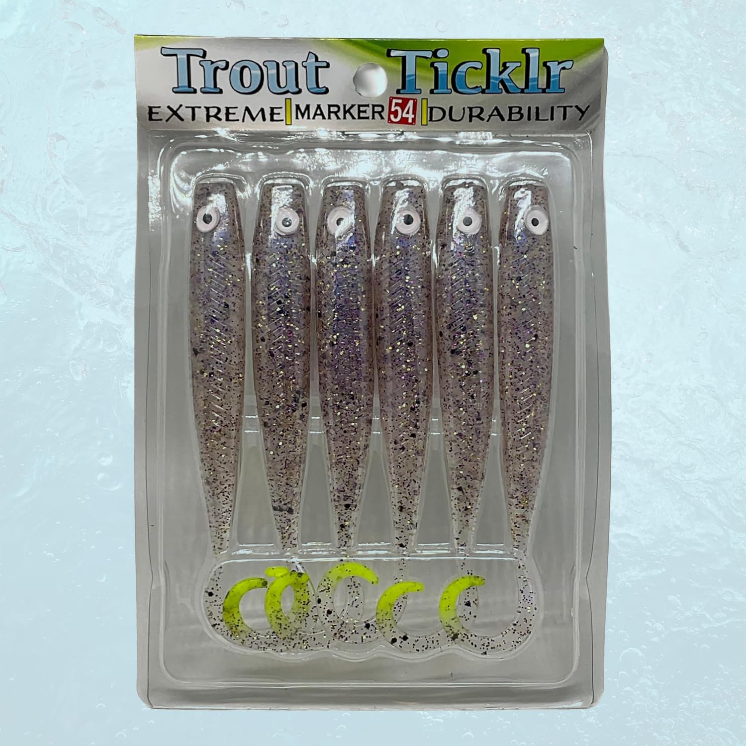 Marker 54 Trout Ticklr purple phantom pack ready-to-fish colorway
