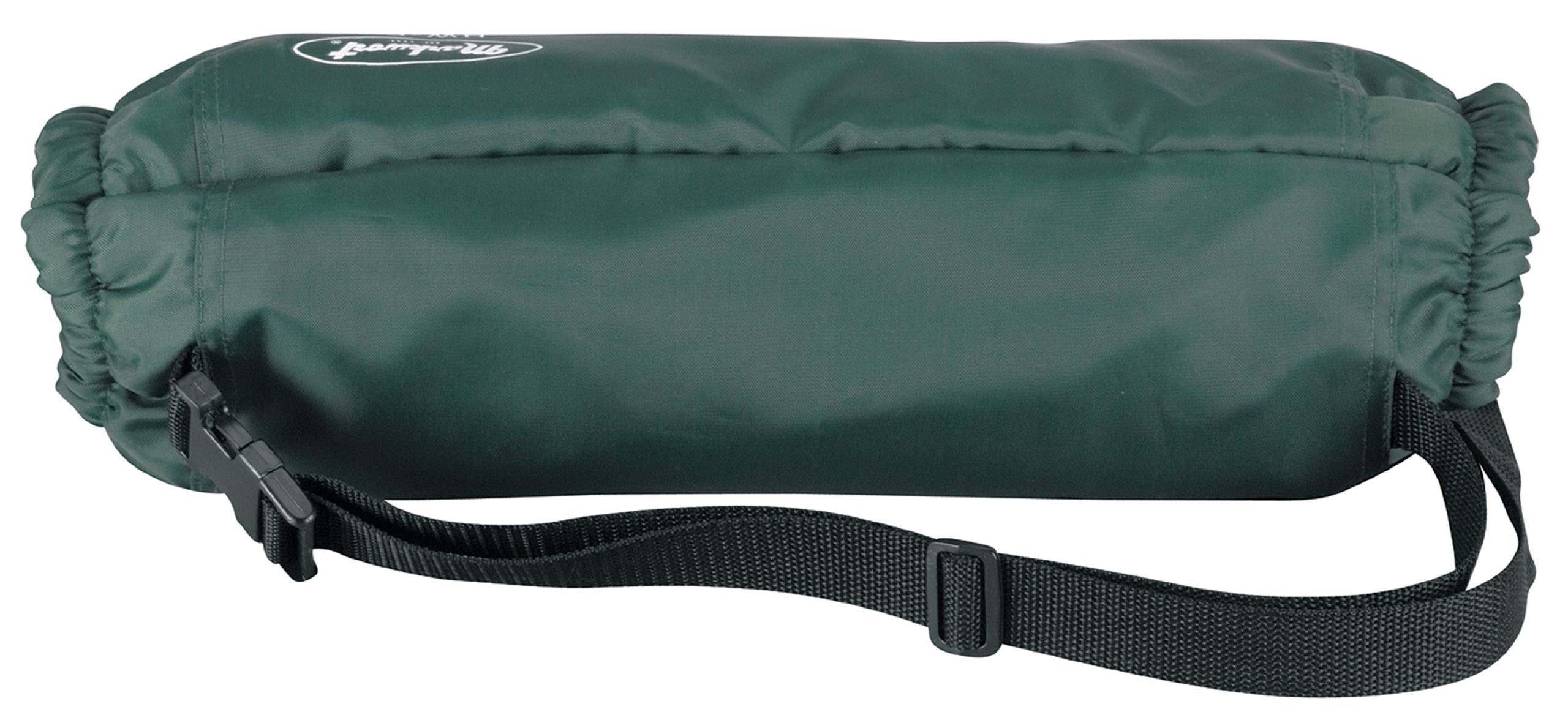 Markwort hand warmer in dark green with soft fleece lining for warmth