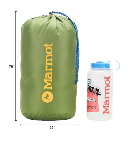 Marmot Always Summer long sleeping bag compression pack image shows portability