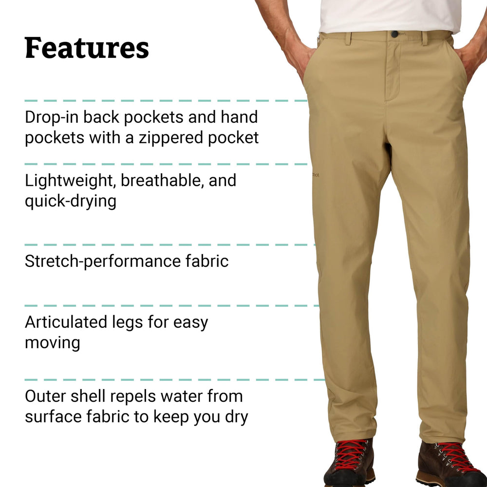 MARMOT Arch Rock Pant Shetland 28 UPF 50 protection for sunny trails