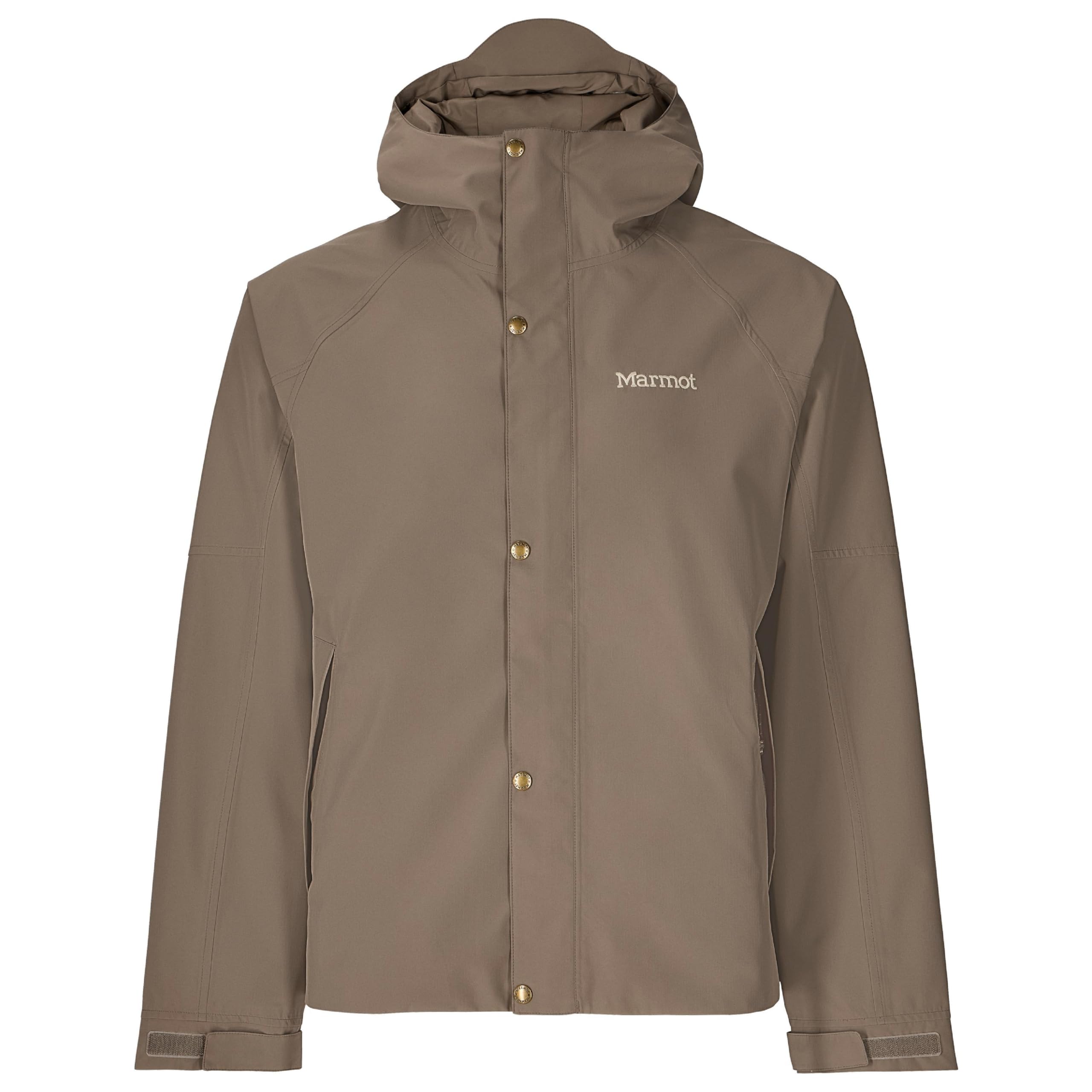 Marmot Cascade fabric close-up with water beading on durable shell