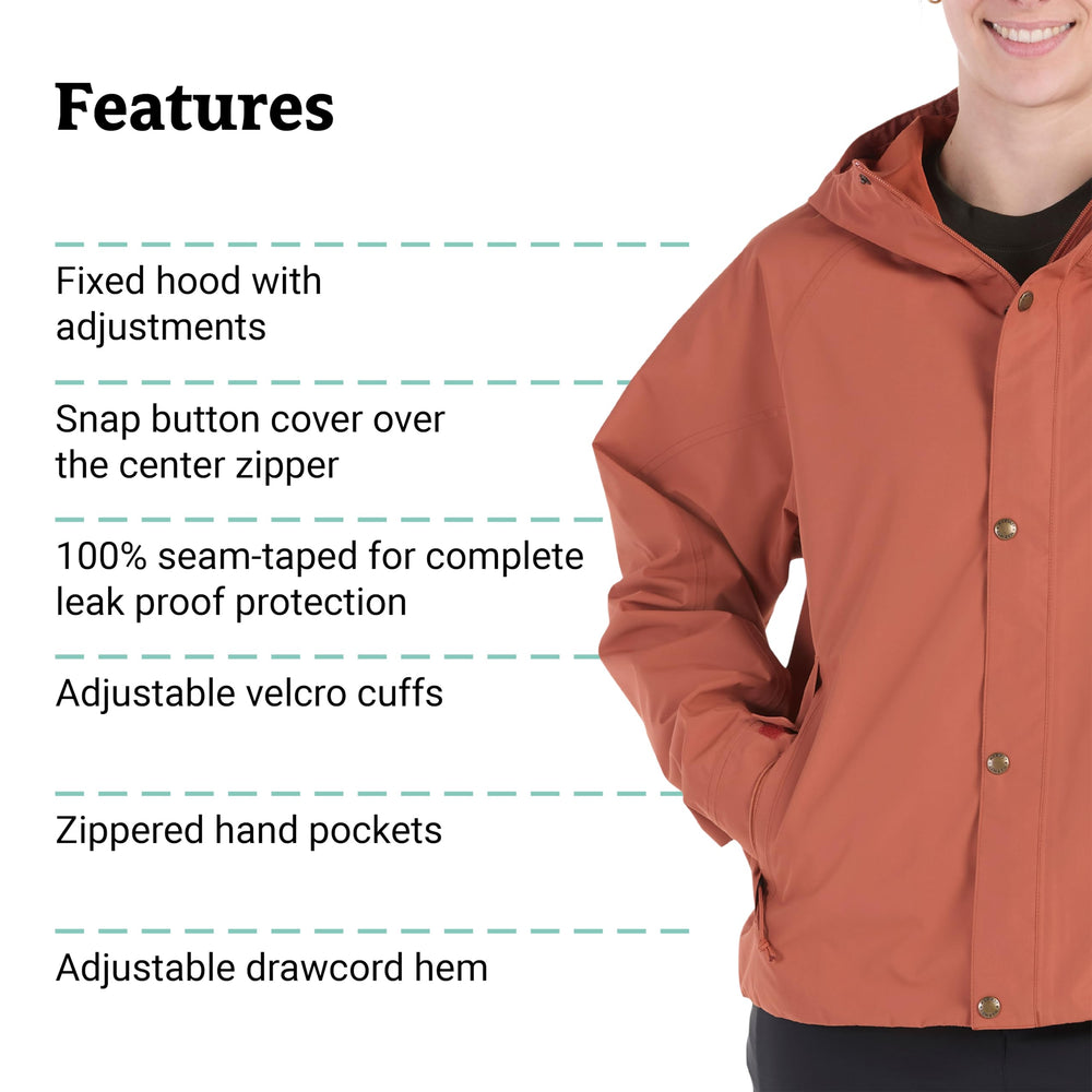 MARMOT Cascade pocket detail with secure zipper