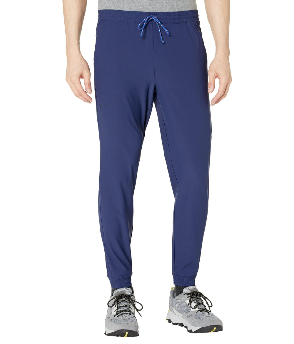 Marmot Elche Joggers in Arctic Navy, front view, showcasing flexible fabric for comfortable movement