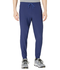 Marmot Elche Joggers in Arctic Navy, front view, showcasing flexible fabric for comfortable movement