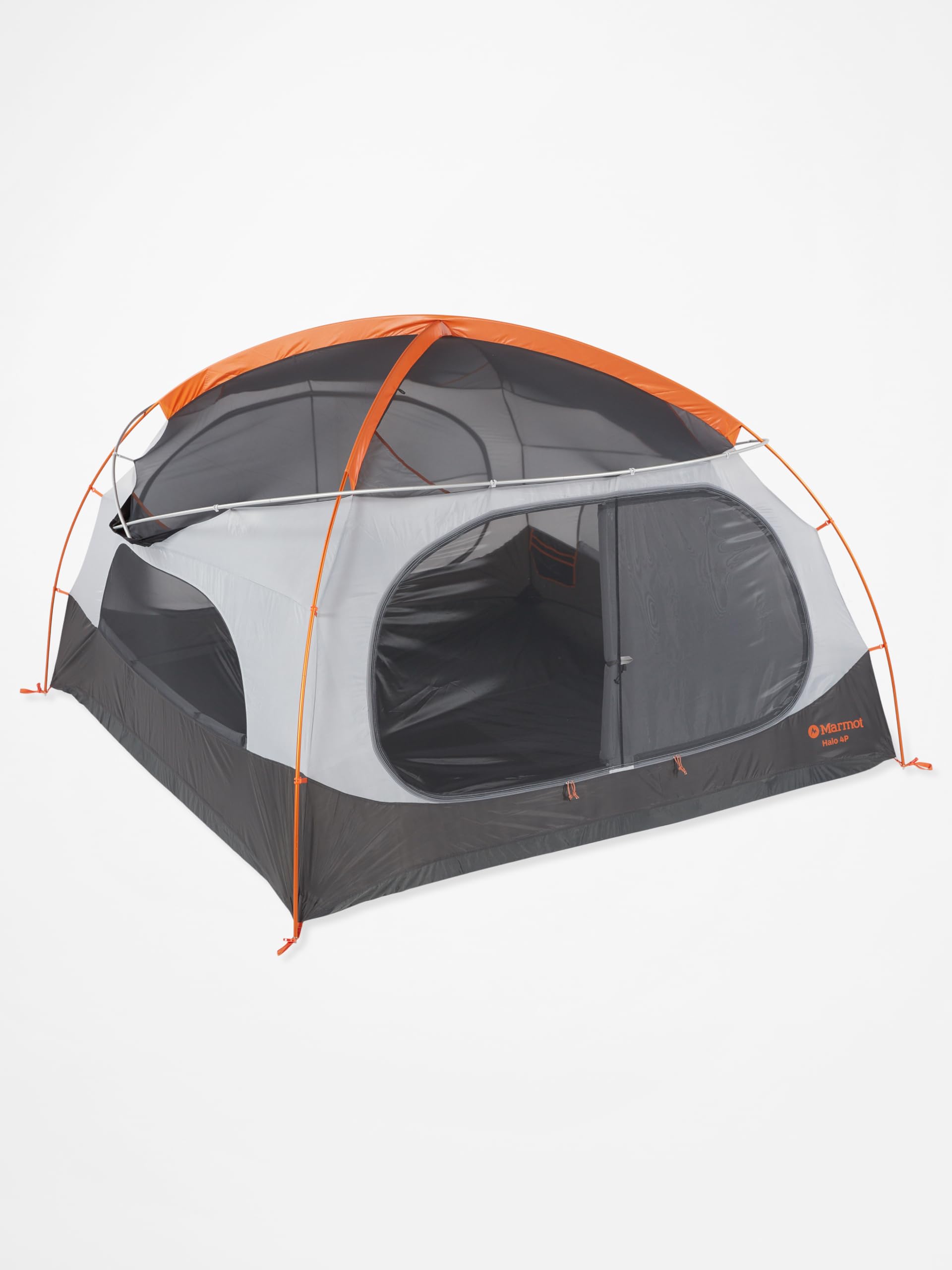 MARMOT Halo 4P tent front vestibule for extra gear storage and shelter