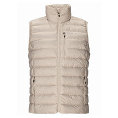 Marmot Highlander Vest Down Defender detail showing moisture protection