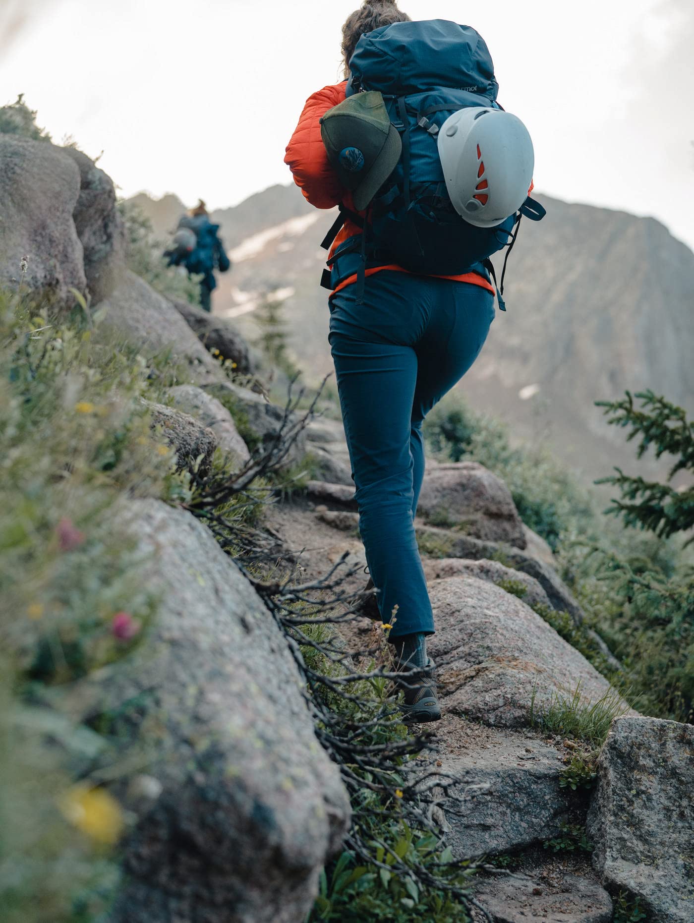 MARMOT Kodachrome Pant back view features articulated knees