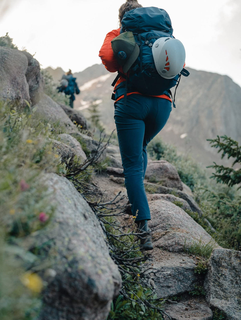 MARMOT Kodachrome Pant back view features articulated knees
