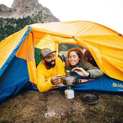 Marmot Limelight Tent clip-system demonstrates fast setup under changing conditions