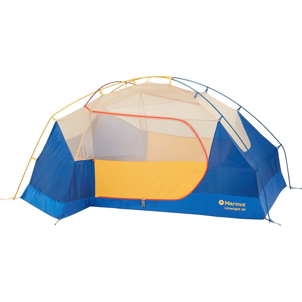 Marmot Limelight Tent door and two vestibules offer easy access and storage