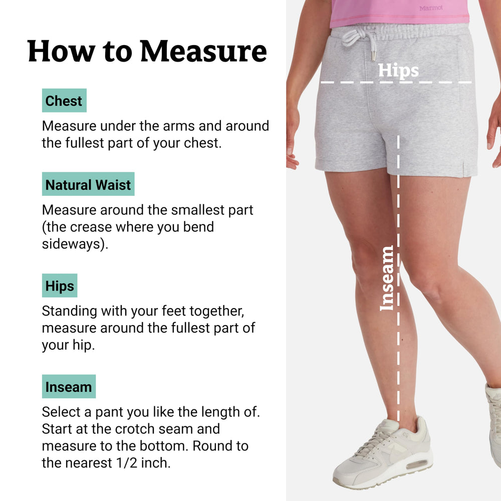 MARMOT Peaks Short waistband with drawcord for secure fit