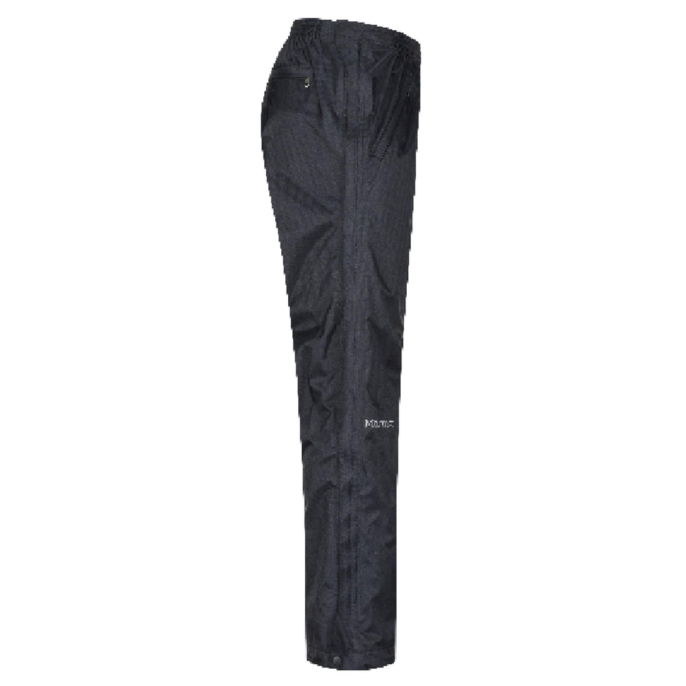 Marmot PreCip Eco pants roll up for packable storage in totes or panniers.