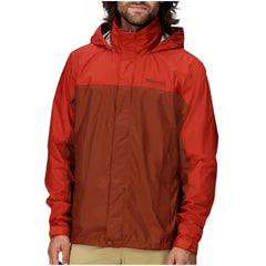 Marmot PreCip Eco rain jacket fabric closeup shows waterproof membrane for all-weather protection