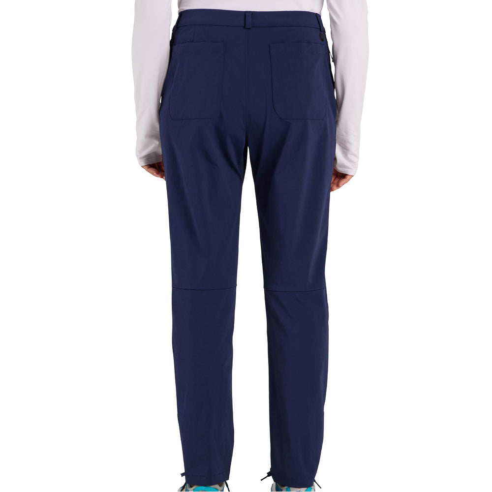 MARMOT Women's Arch Rock Pant back view shows articulated knees for freedom of movement.