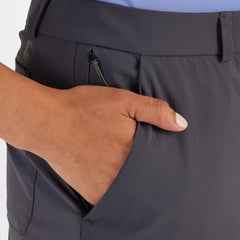 MARMOT Women's Arch Rock Pant water-repellent finish on fabric for light rain protection.